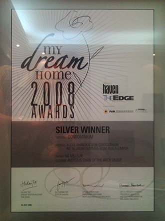 Haven, The Edge, My Dream Home Awards